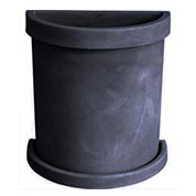 Semi-Circle Flower Pot - Anthracite